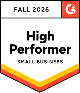 G2 High Performer, Small Business, Fall 2026