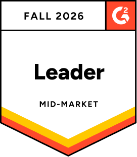 G2 Leader, Mid-Market, Fall 2026