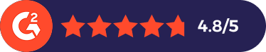 Rated 4.8 out of 5 on G2