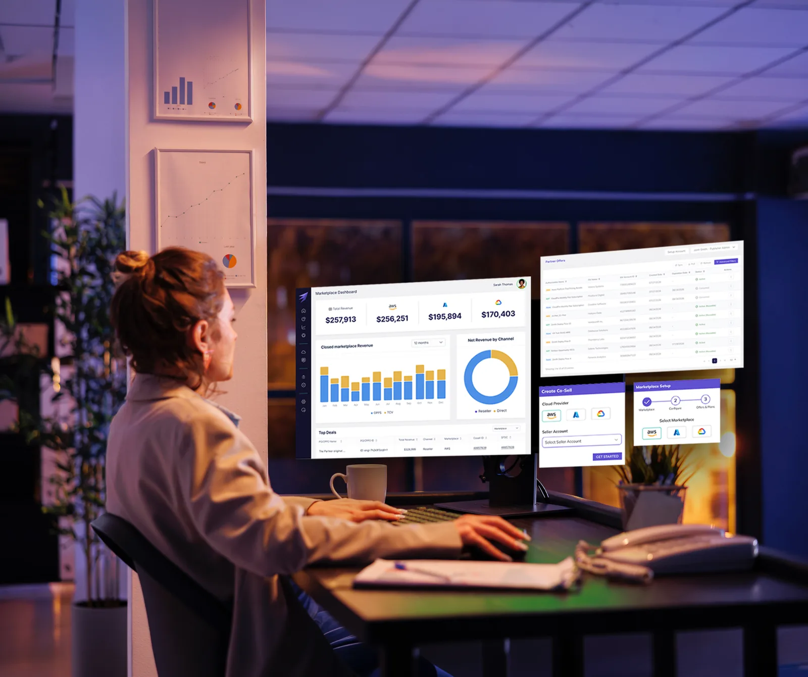 A SaaSify Managed Cloud Desk specialist working in the marketplace dashboard on your behalf