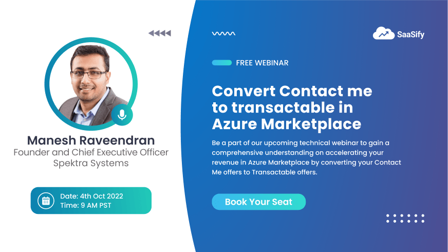 Convert Contact Me to Transactable in Azure Marketplace | Free Webinar